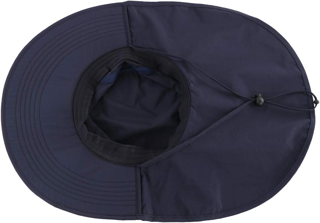 Magracy Herren Damen Outdoor-Sonnenhut mit Nackenklappe breiter Krempe Netzstoff UV-Schutz Hut Angelhüte - Image 7