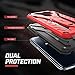Zizo Cell Phone Case for Samsung Galaxy S7 Edge - Retail Packaging - Red/Black