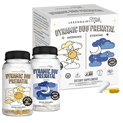Legendairy Milk Dynamic Duo® Prenatal 2-in-1 Prenatal Vitamins for Women ...