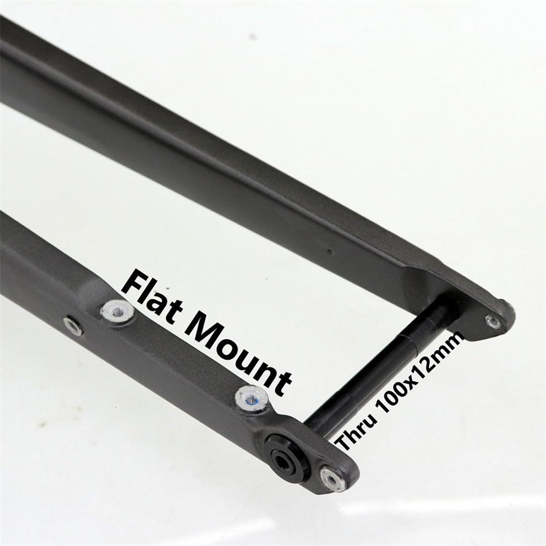 700C Carbon Rigid Fork Gravel Road Bike Fork Disc Brake 12 * 100mm