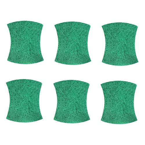 HOODANCOS 6pcs Multipurpose Household Scrubber Pads Reusable Dish Scouring Pads for Kitchen Cleaning Durable and Highly Absorbent for Dishes Bowls Pots and Pans