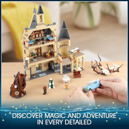 Image of Vziimo Magic Clock Tower Building Set, Creative Castle Mini Building Blocks Kit for Fans, Collectible Castle Model Toys Gifts for Adults Teens 14+ (1305PCS)
