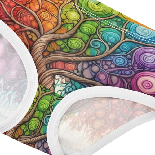 Funny Girls Underwear Toddlers 2t Cotton Panties Little Girl Vibrant Colorful Life Tree Kids Briefs Undies4