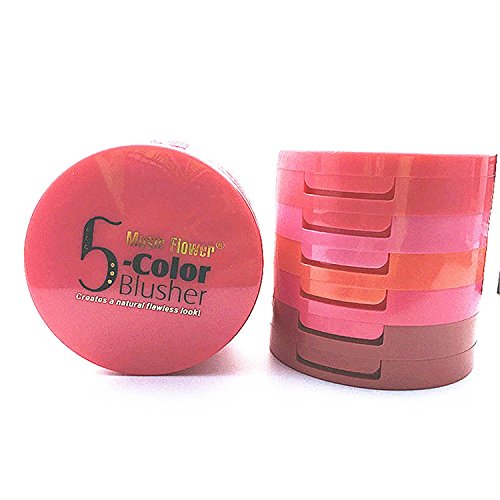 FantasyDay® Professional 5 Colours Multi-layer Powder Blush/Blusher Makeup Palette Contouring Kit - Ideal for Professional and Daily Use - Image 3
