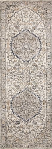 Image of Loloi Teagan Natural /Lt. Grey 6'-7 inch x 9'-2 inch Area Rug