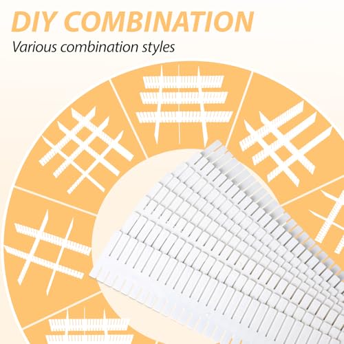 16 Stück Schubladentrenner schubladenteiler verstellbar für Schubladen – Verstellbare schubladen organizer verstellbar zur Aufbewahrung von Unterwäsche, Socken und Schmuck – Organizer für Schubladen.