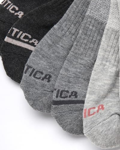 Image of Nautica Womens No Show Socks Moisture Wicking Athletic Low Cut Socks 6 Pack | Moisture Wicking Dri-Motion Fabric, Cushioned Key Areas, Banded Arch Support, No Show Low Cut, Shoe Size 4-10