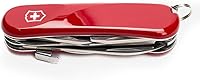Vista 4 de Victorinox Evolution S14 Swiss Army Knife, 14 Function Swiss Made Pocket Knife with Large Blade, Corkscrew and Scissors - Red