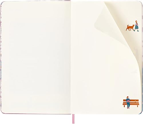 Miniatura 4 de (Moleskine) Moleskin LESU05QP062 Sakura Limited Edition Notebook, Large Size, Width 5.1 x Height 8.3 inches (13 x 21 cm), Plain Bench