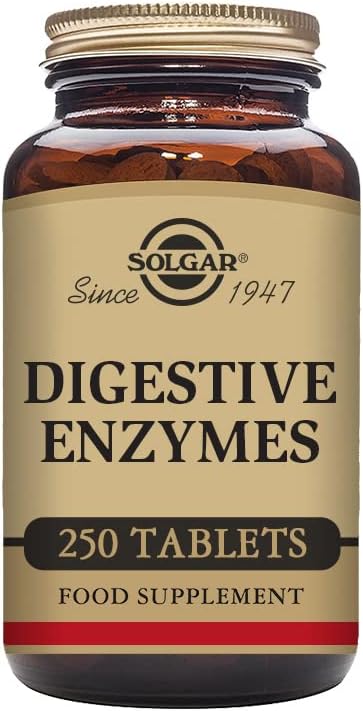 Solgar Digestive Enzymes Tablets - Pack of 250 - Helps Extract Nutrients from Food - Gluten Free (packaging may vary)