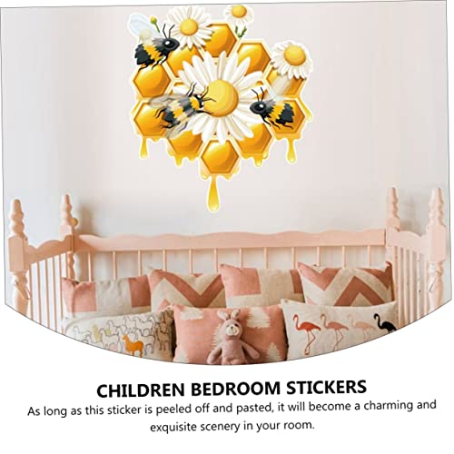 Stickers muraux abeille poétiques : créez un cocon de douceur pour votre bébé - 5
