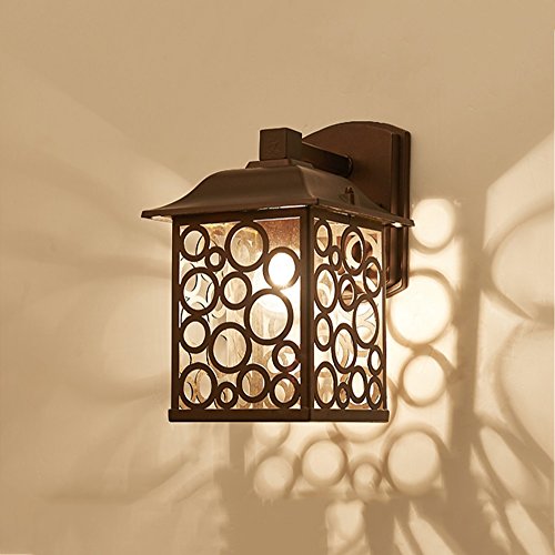 Lampe murale extérieure en métal de haute qualité pour l'architecture de villa