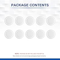 Vista 7 de LANMU Bottle Cap Silicone Gasket for Swiffer Wet Jet Power Mop Cleaning Solution, DIY Reusable Bottle Refill Container (10 Pack)