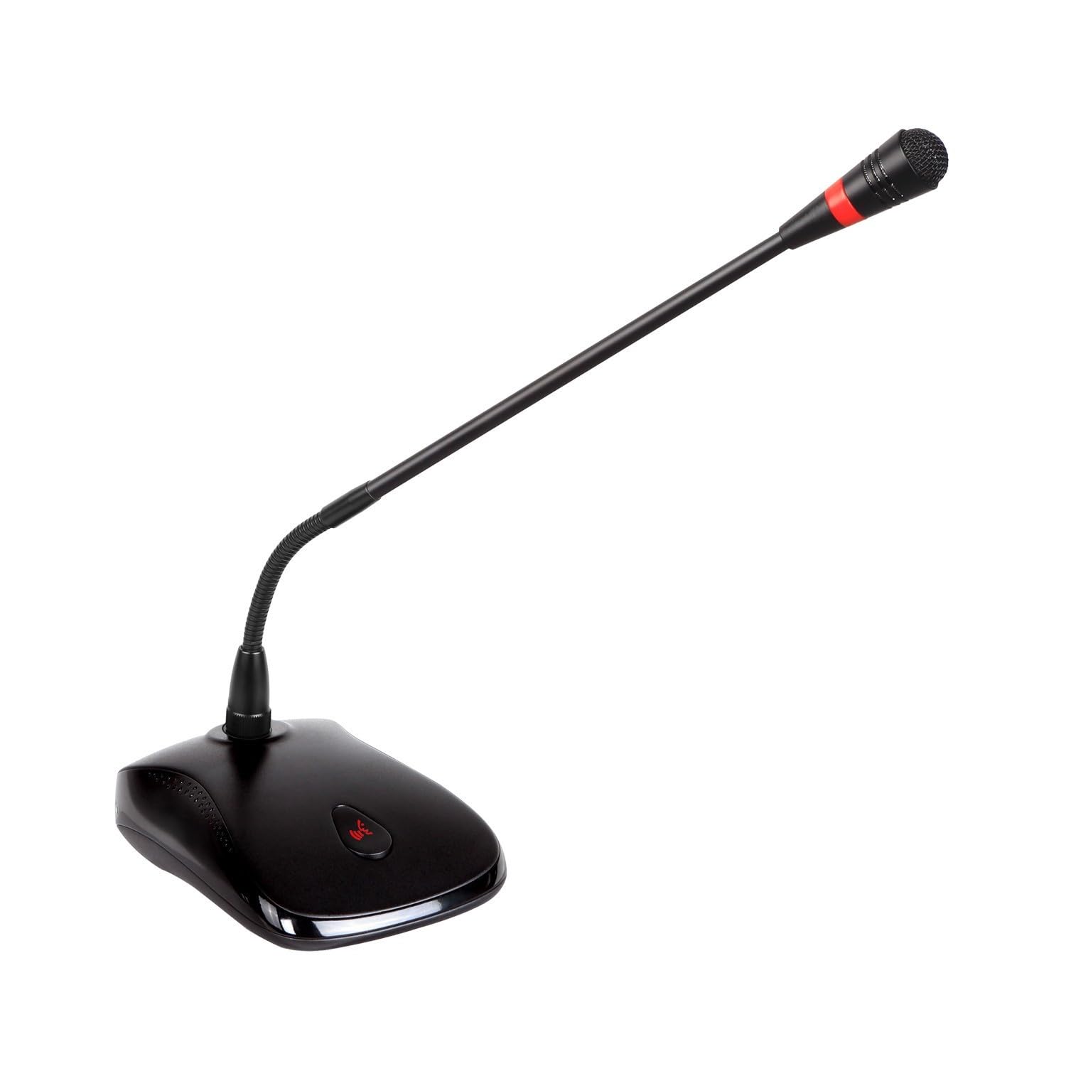 Micro Pupitre Professionel DMC972, col de Cygne : 42 cm, pour conférence - Adaptateur XLR F - Jack 6,3 mm Inclus
