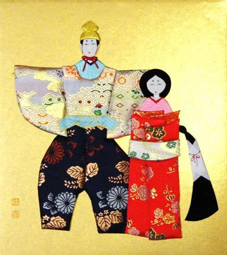 Amazon 日本製 和雑貨 和風インテリア 雛祭り 雛人形 お雛様 押絵色紙 立ち雛 平飾り おもちゃ