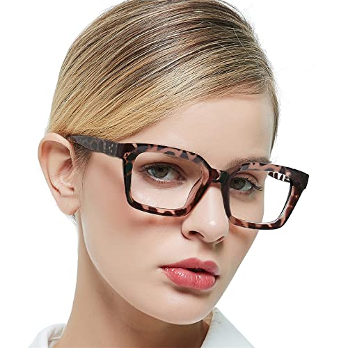 MARE AZZURO Blue Light Blocking Reading Glasses Women Computer Readers 0 1.00 1.25 1.50 1.75 2.00 2.25 2.50 2.75 3.00 3.50 4.00 5.00 6.00 (Demi, 1.75)