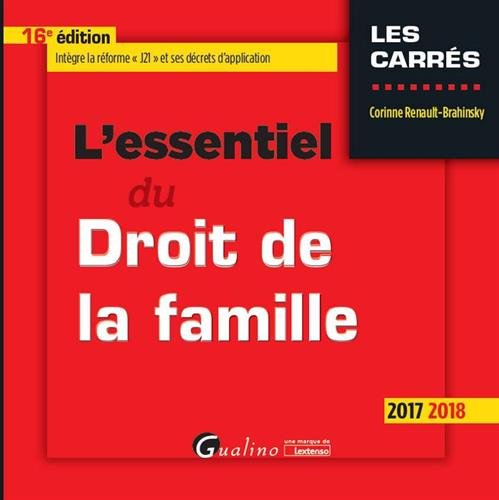 Télécharger L'essentiel du droit de la famille Gratuit