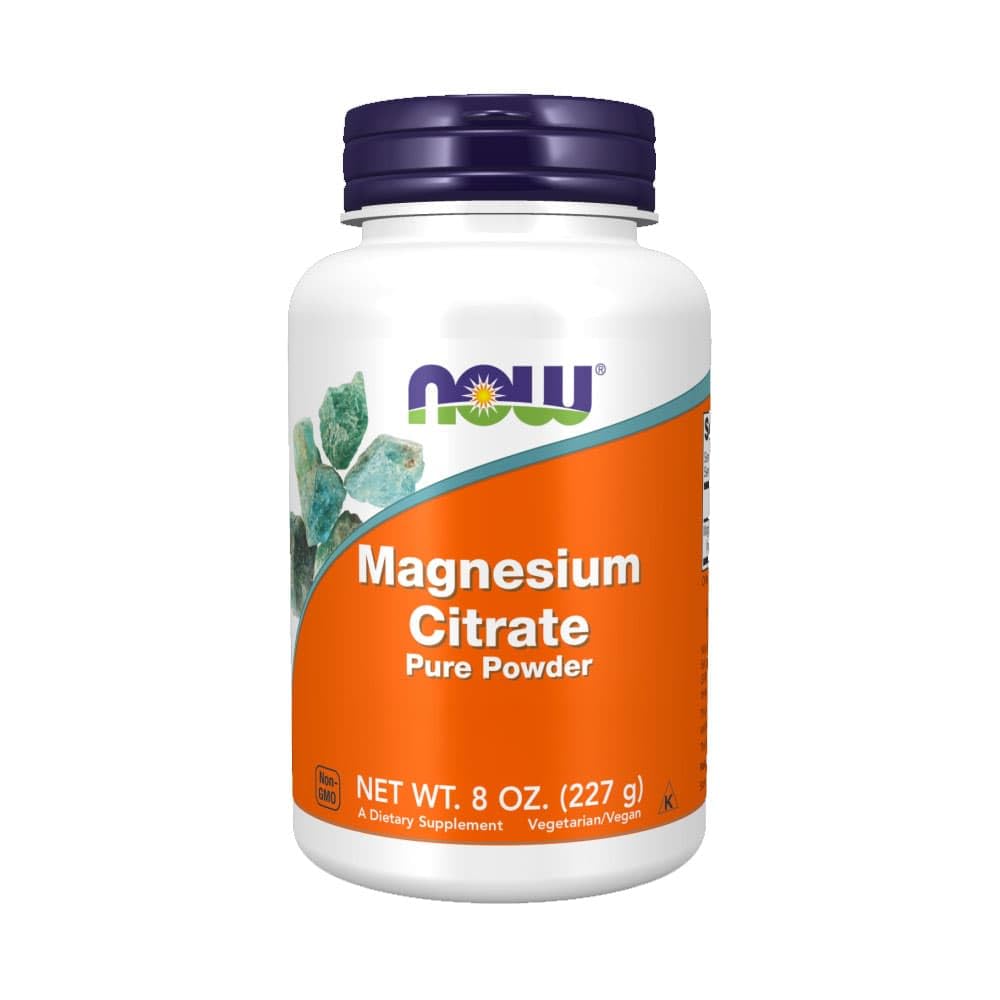 NOW Foods Magnesium Citrate Powder, 8oz