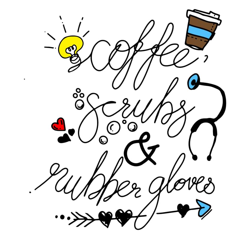 Poster Coffee Nurse 01 A2 avec Citation Encourageante Pleine d'Espoir