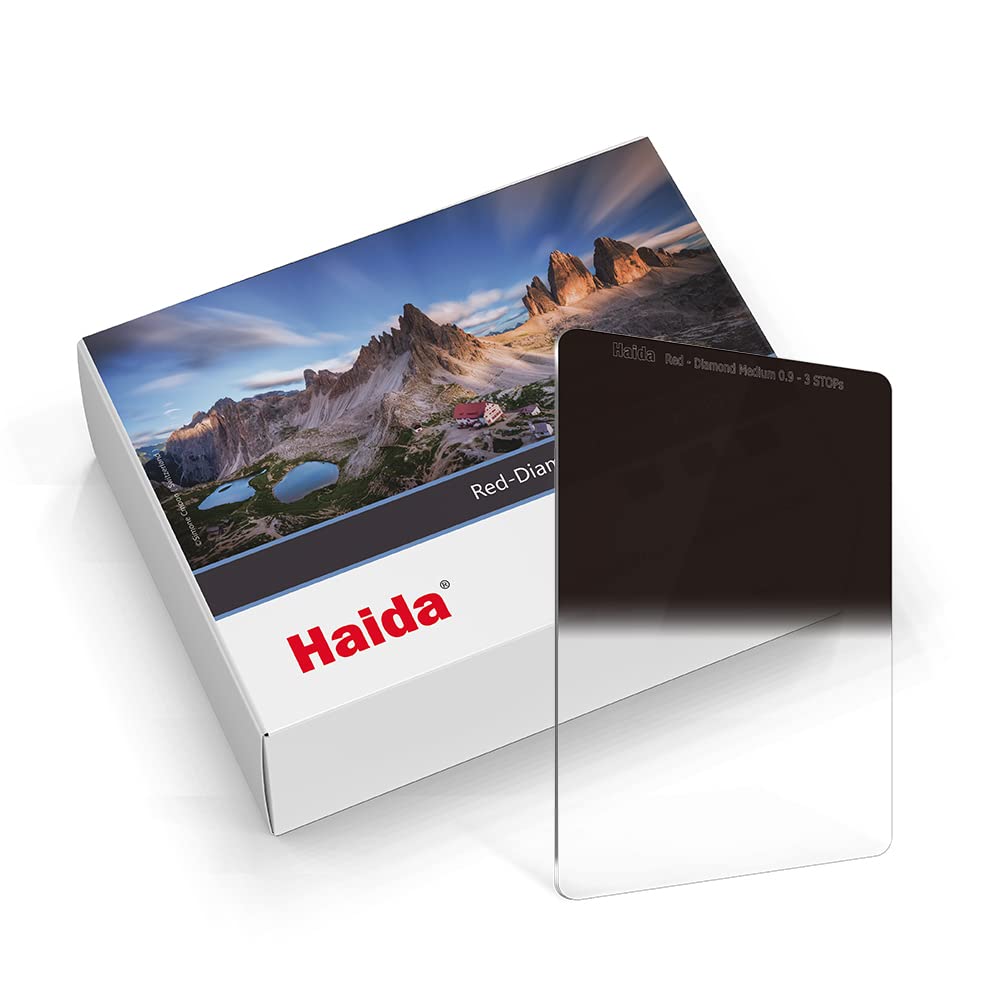 Filtro rectangular ND 0.9 Haida Red Diamond con nanorevestimiento multicapa antirreflejos 7