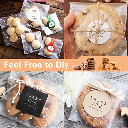 200 Pcs Clear Cellophane Bags - Image 3