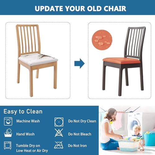 Housse de chaise imperméable noire protégez vos sièges de salle à manger - 8