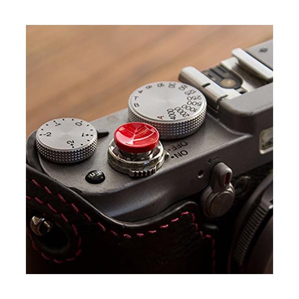LXH 2 STÜCKE Roter konkaver weicher Auslöser für Kamera mit Auslöser für Fujifilm XT20/10 X100F X-T2 X100T X-PRO1/2… – Bild 7