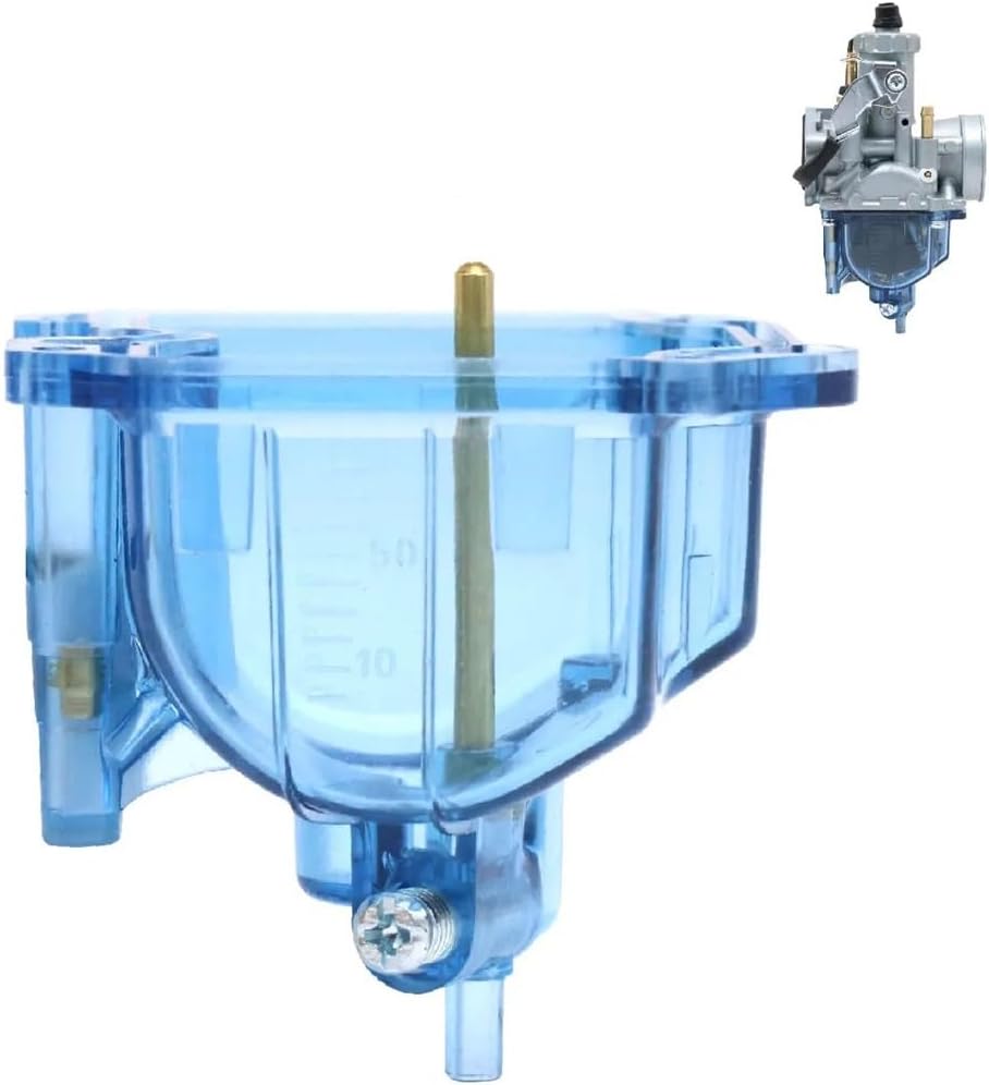 MOTOS VM22 Carburetor Float Chamber With Rubber Gasket Kit Compatible With 212cc 196cc CT200U GX160 GX200 Bike(Grey)