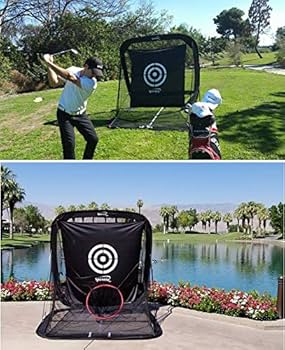 スポーニア　ゴルフネット 楽天市場】ゴルフネット BIG SIZE【屋外 室内 2.5m 】 特許 練習