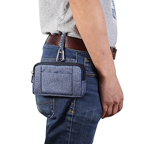 Custodia per Cellulare da Cintura Clip Uomo Blu
