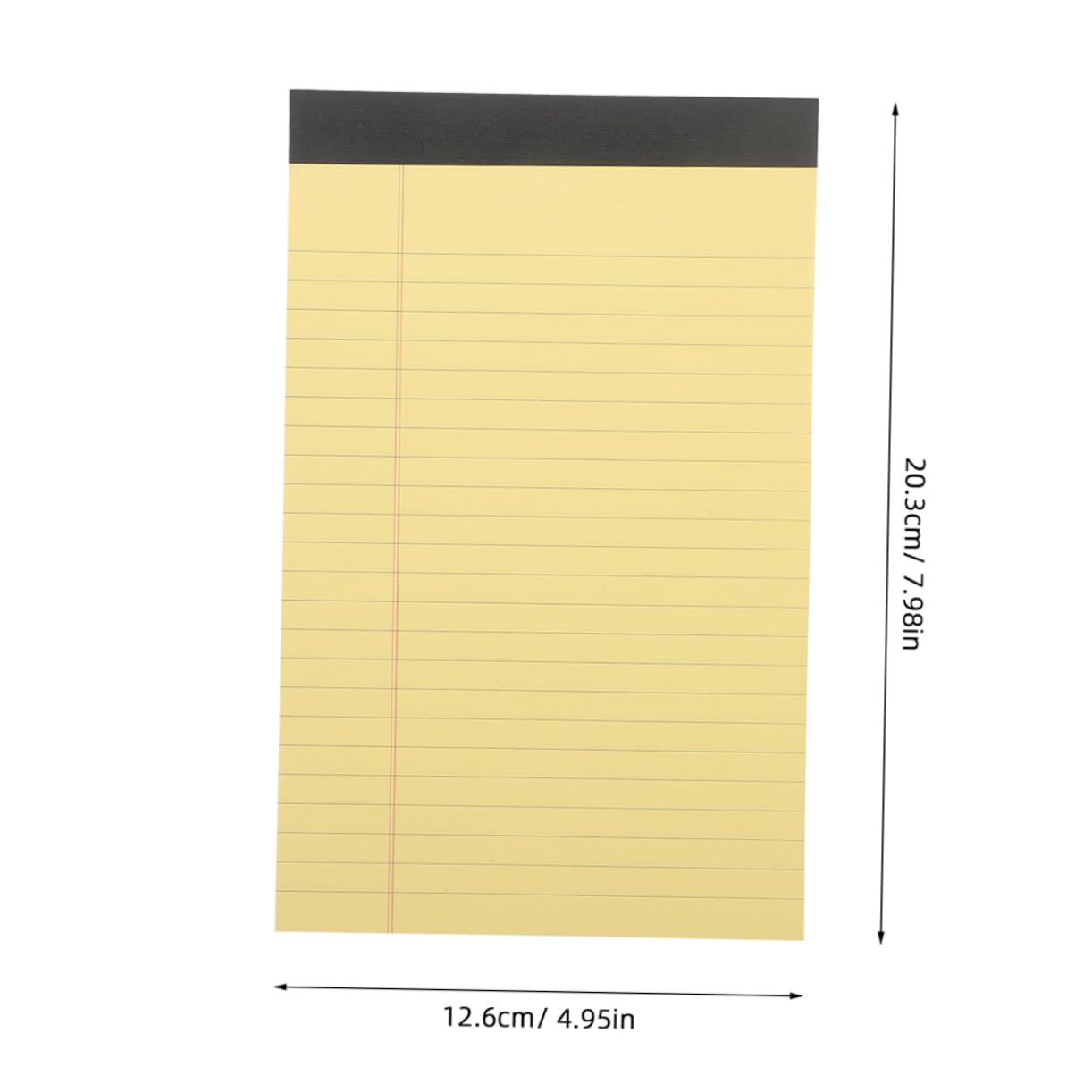 12 Blocs-notes Juridiques à Lignes 50 Feuilles par Bloc Papier Portable à Pages Détachables pour Bureau et École