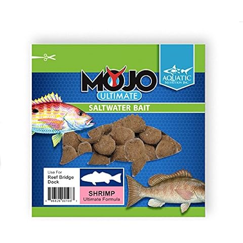 Fishing Bait Mojo Ultimate Saltwater Soft Bait Shrimp Formula Aquatic Nutrition Cover
