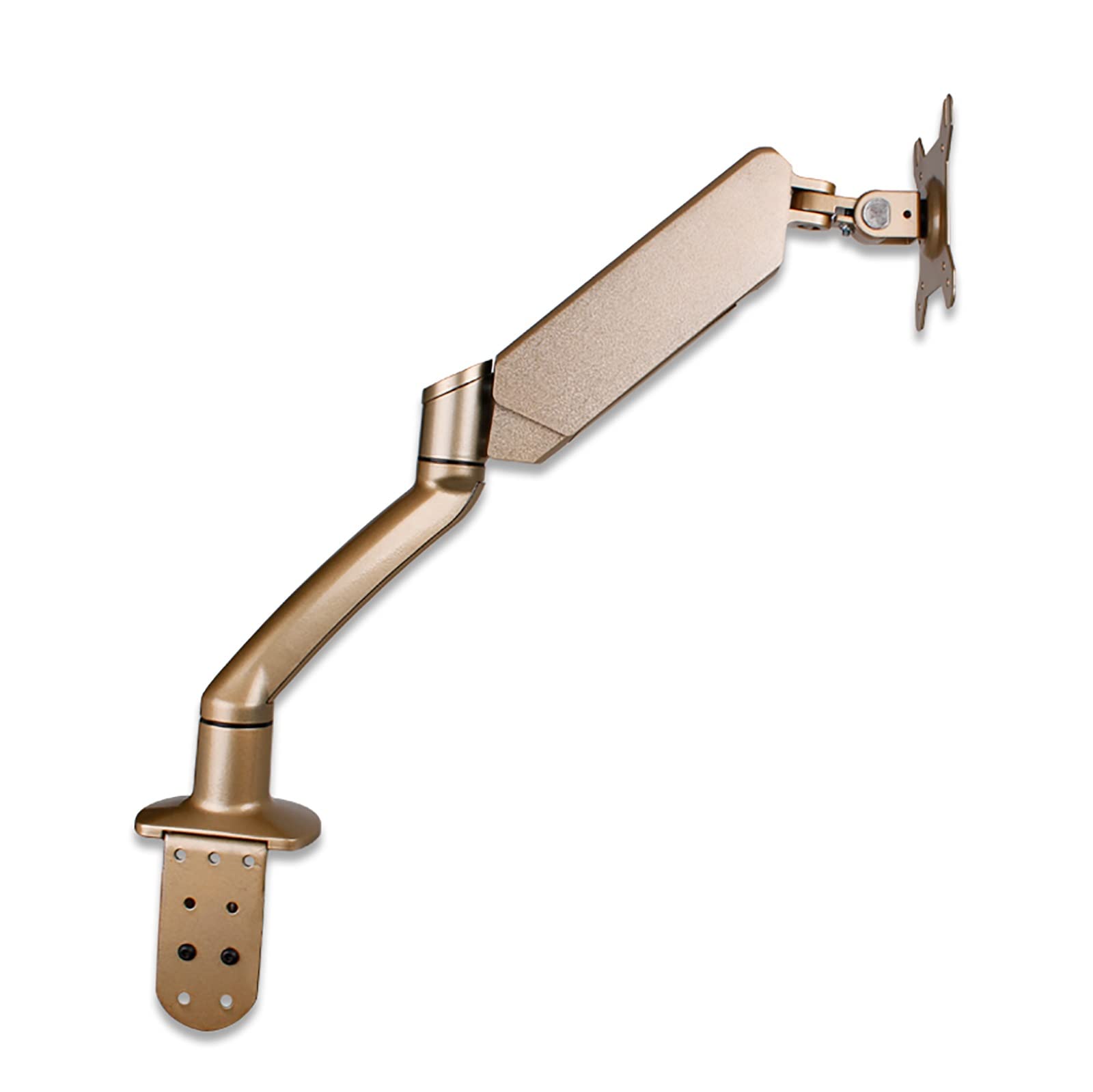 asdchZen Monitor Mount Stand,Gas Spring Monitor Arm Holds Up To 44Lbs/20Kg,Its 15 To 27 Inch Lcd Computer Screens,With Clamp And Perforated Base