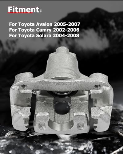 Image of cciyu 19B2697 Rear Left Brake Caliper With Bracket For Toyota For Avalon 2005-2007,For Toyota For Camry 2002-2006,For Toyota For Solara 2004-2008