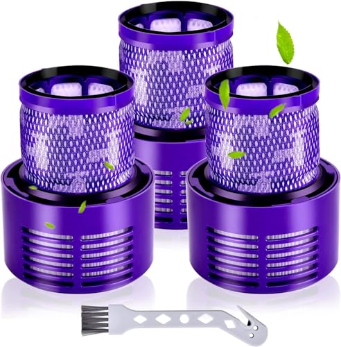 Rebirthcare 3PCS V10 Filtros Lavables de Reemplazo Compatible con Dyson Aspiradora V10 Cyclone, V10...