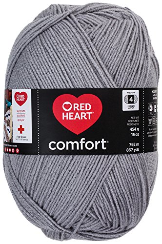 Image of RED Heart T228Red Heart Comfort Yarn, Grey