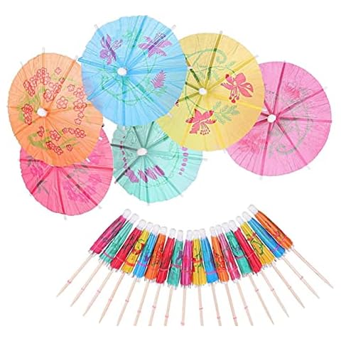 50PCS Cocktail Drink Umbrella Sticks Cover