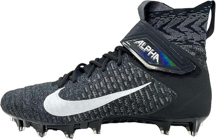 Nike Alpha Menace Elite 2 W BV3298-001 Black-White Men's Wide Football Cleats 13W US - Main Image