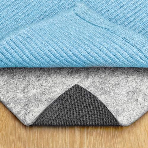 Image of RUGPADUSA - Dual Surface - 6'x9' - 1/8" Thick - Felt + Rubber - Non-Slip Backing Rug Pad - Adds Low-Profile Comfort and Protection