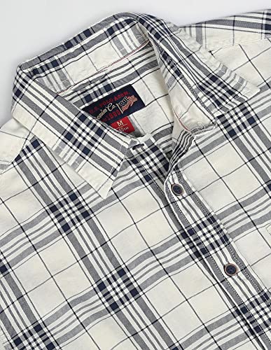 Image of U.S. Polo ASSN. Men's Cotton Regular Fit Tartan Check Twill Casual Shirt