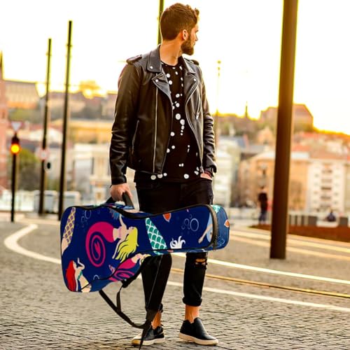 Housse de guitare en tissu Oxford épais rembourré avec boucle de suspension et sangle de cou Motif fusée spatiale 101,6 cm, Multicolore 4., 42.9×16.9×4.7 in, Sac de transport tendance pour guitare - Les Beatles, Paul McCartney, John Lennon, RIngo Starr, George Harrison Housse de guitare en tissu Oxford épais rembourré avec boucle de suspension et sangle de cou Motif fusée spatiale 101,6 cm, Multicolore 4., 42.9x16.9x4.7 in, Sac de transport tendance pour guitare – Image 7