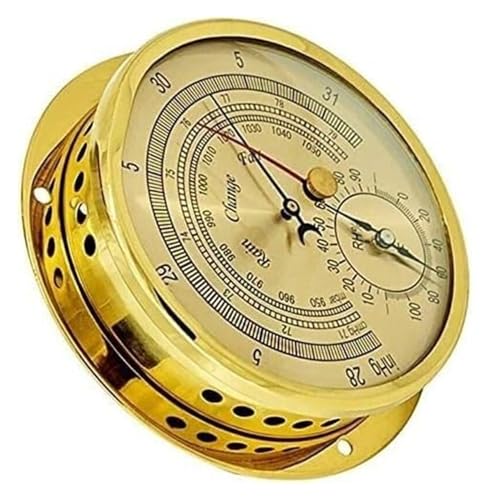 Baromètre station météo analogique 3 en 1 thermomètre hygromètre 15cm sans batterie
