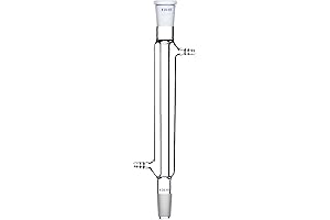 200 mm Glass Liebig Condenser with 24/40 Joints for Efficient Lab Distillation