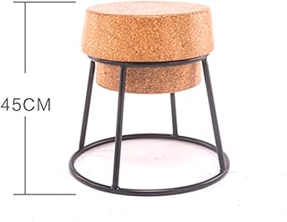 Silla Giow, minimalista, estilo nórdico, minimalista, sala de estar, con cojín de corcho, silla de metal sólido para restaurante, cafetería, cocina, silla de corcho para cocina, sala de estar, cama