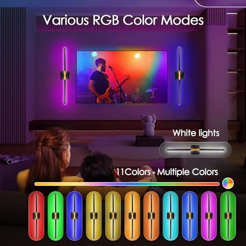 Aplique de pared moderno RGB para crear ambiente en tu dormitorio 2