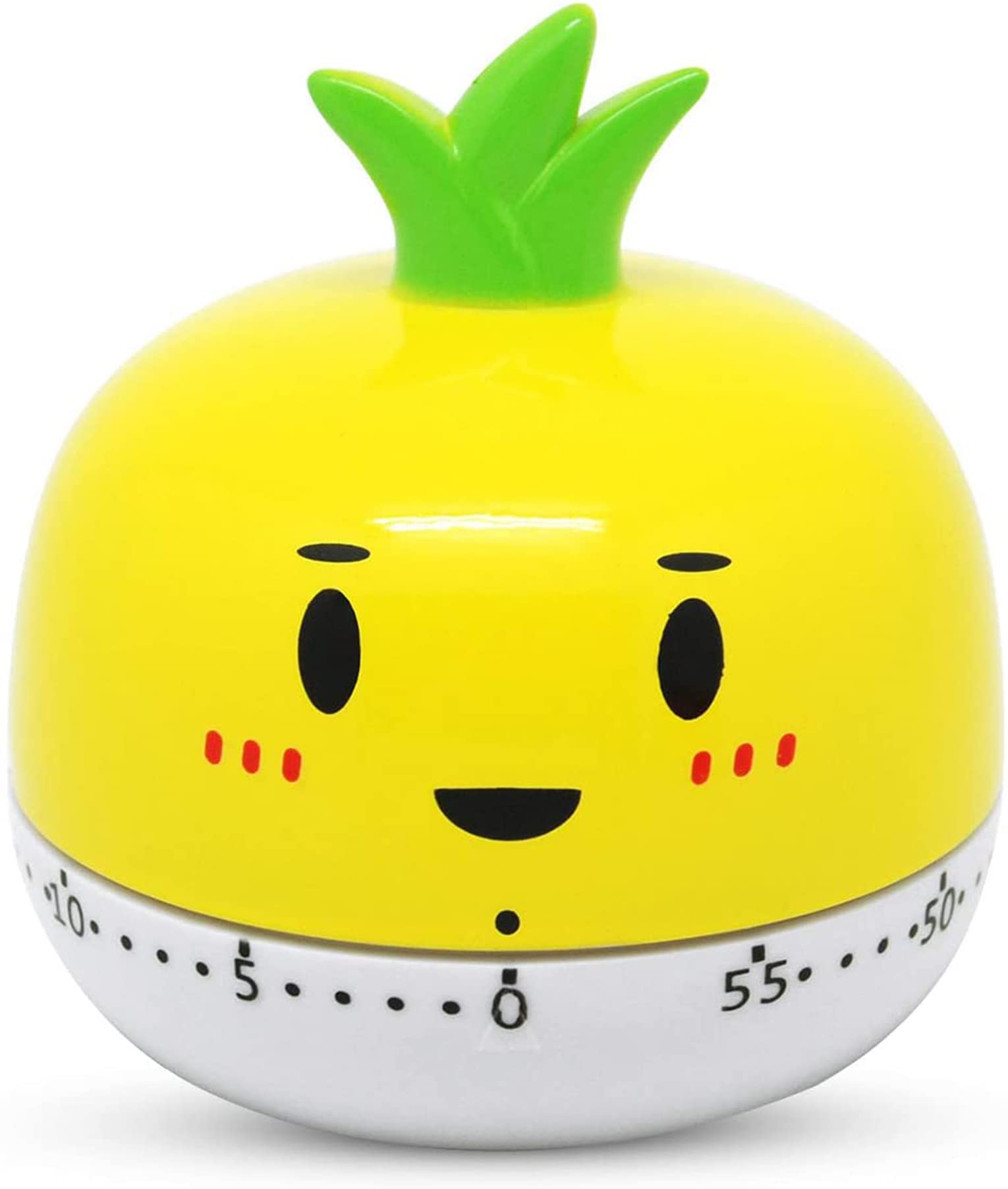 Kitchen Timer, Pineapple Vegetables Timers 1-60 Minutes, 360 Degree Cooking Tool Cute Cartoon Mechanical Countdown Tomato Timer, Alarm Clock Creative Multi-Function Timer for Kids and Adults Baking