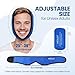 LotFancy Face Ice Pack Wrap for TMJ, Wisdom Teeth, with 4 Reusable Hot Cold Therapy Gel Packs, Pain Relief for Head, Oral and Facial Surgery, Dental Implants, Blue