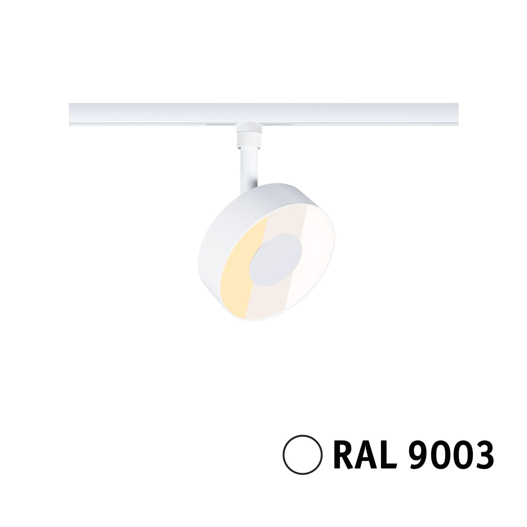 Paulmann URail Spot sur rail 3-Step-Dim Circle 280lm 5W 2700-4000K dimmable 230V blanc signal 93153
