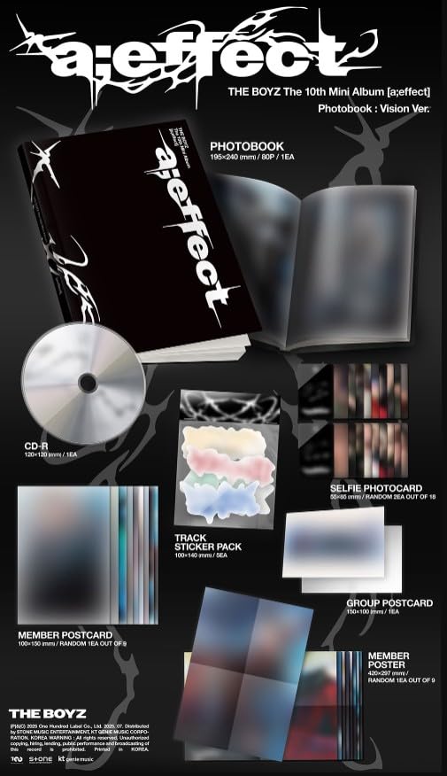 THE BOYZ a;effect [Photobook Ver.] 10th Mini Album (2 Ver Set)