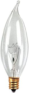 Bulbrite Incandescent CA7 Candelabra Screw Base (E12) Light Bulb, 1 Count (Pack of 1), Clear